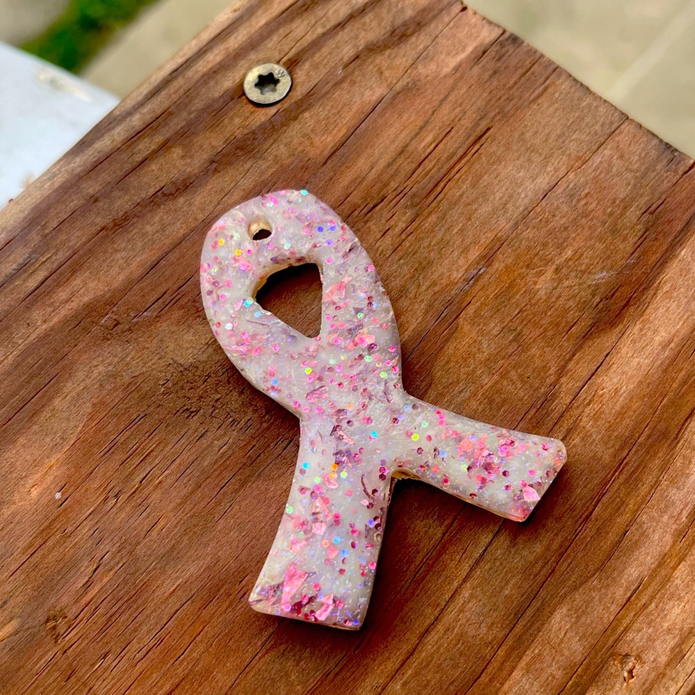 Breast Cancer ribbon or can be another type